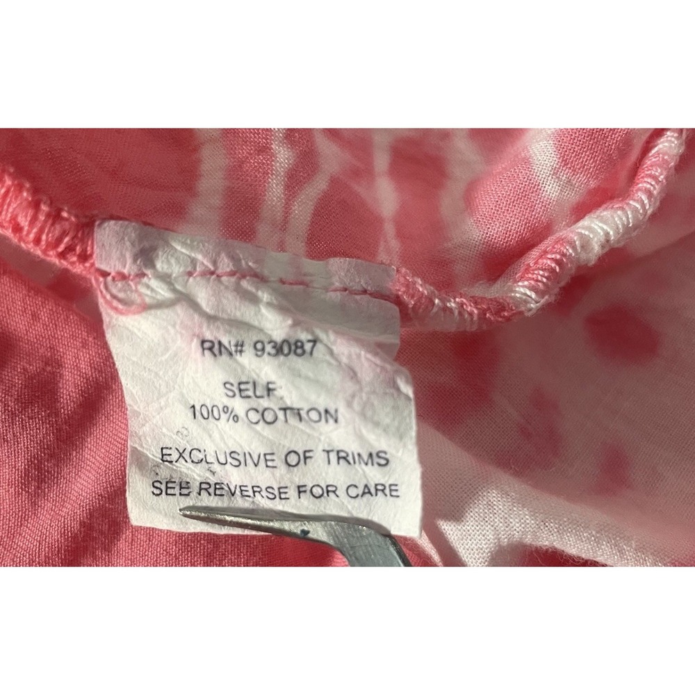 Bleu Clair Claire Pettibone Coverup Tunic Pink Tie Dye‎ Made USA Women's Medium - Picture 8 of 10